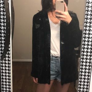 velvet blazer